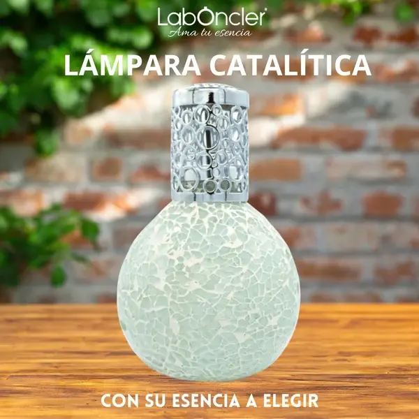 LÁMPARA CATALÍTICA BLANCA + ESENCIA
